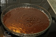 On verse dans le plat à tarte et on cuit 25 à 30 minutes à 160°C